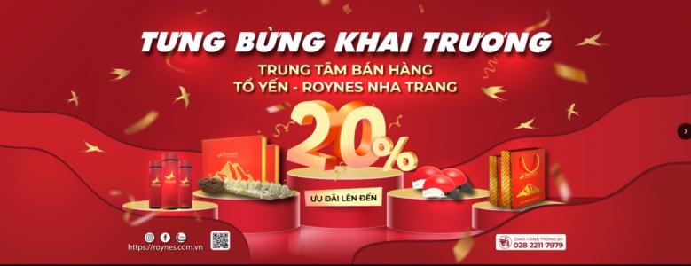 Công ty CP Tổ Yến Hoàng Gia - ROYNES tưng bừng khai trương trung tâm bán hàng tại Nha Trang