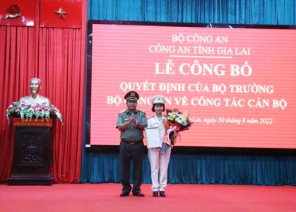 Bộ Công an bổ nhiệm 'Bông hồng thép' Ksor H’Bơ Khắp giữ chức Phó Giám đốc Công an tỉnh Gia Lai