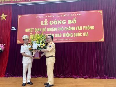 Bổ nhiệm Phó Cục trưởng CSGT giữ chức Phó Phó Chánh Văn phòng Ủy ban ATGT Quốc gia