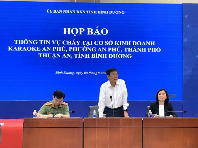 Thông tin chính thức về vụ cháy quán karaoke ở Bình Dương - Ảnh 1.