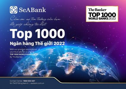 SeABank được The Banker xếp hạng trong 