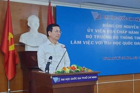 Đại học Quốc gia TPHCM mong muốn trở thành trung tâm nghiên cứu trí tuệ nhân tạo, dữ liệu lớn, an ninh mạng