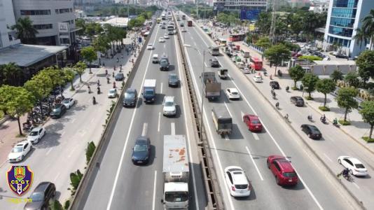 Tăng cường giải pháp bảo đảm TTATGT trên tuyến Cầu Thanh Trì - Vành đai 3