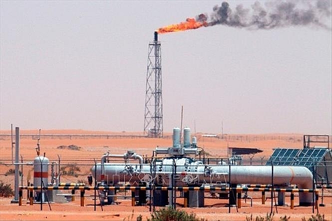 Một cơ sở khai thác dầu của Các tiểu vương quốc Arab thống nhất (UAE)