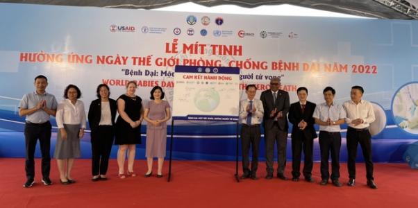 Các tổ chức quốc tế cam kết hỗ trợ Việt Nam loại trừ tử vong ở người do bệnh dại