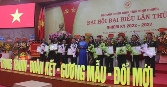 Hội Cựu chiến binh tỉnh Bình Phước: Tổ chức thành công Đại hội đại biểu lần thứ VII