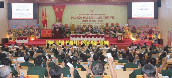 Hội Cựu chiến binh tỉnh Bình Phước: Tổ chức thành công Đại hội đại biểu lần thứ VII