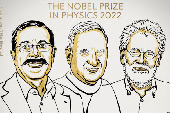 Giải Nobel Vật lý 2022 tôn vinh các nghiên cứu về lĩnh vực lượng tử - Ảnh 1.