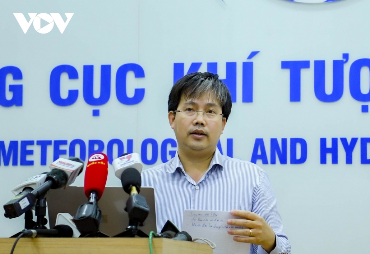 Ông Mai Văn Khiêm - Giám đốc Trung tâm Dự báo KTTV Quốc gia (Ảnh: Văn Ngân)