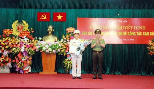 Điều động, bổ nhiệm Giám đốc Công an tỉnh giữ chức Phó Cục trưởng An ninh