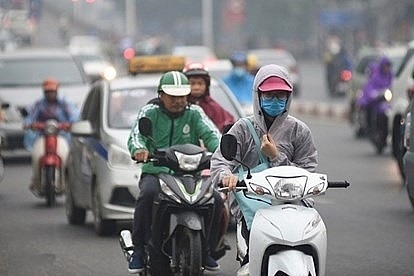 Không khí lạnh tăng cường khiến nền nhiệt đêm và sáng giảm.