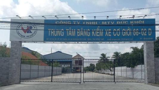 Đình chỉ Trung tâm đăng kiểm xe cơ giới tư nhân ở Đồng Tháp do sai phạm