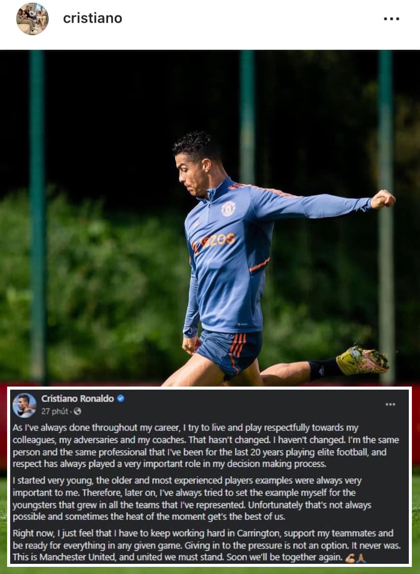 Cristiano Ronaldo nhận án phạt nặng từ Manchester United