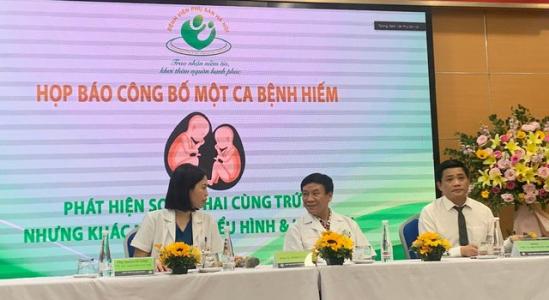 Lần đầu tiên Việt Nam ghi nhận ca song thai cùng trứng khác giới tính - ca hiếm thứ 2 trên thế giới