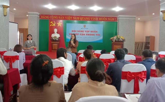 Bộ Tư pháp tổ chức Hội nghị tập huấn về tiếp cận thông tin cho một số đơn vị cấp xã tại Bắc Kạn - Ảnh 1.