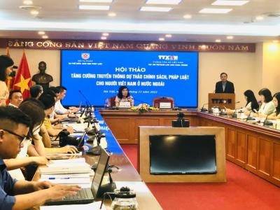 Tăng cường truyền thông dự thảo chính sách, pháp luật cho người Việt Nam ở nước ngoài