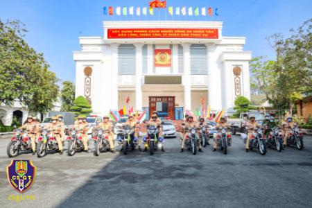 CSGT Cần Thơ thực hiện cao điểm bảo đảm TTATGT dip Tết 2023