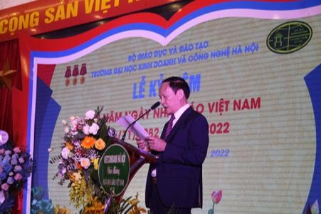 Trường Đại học KD&CN Hà Nội Kỷ niệm 40 năm Ngày Nhà giáo Việt Nam