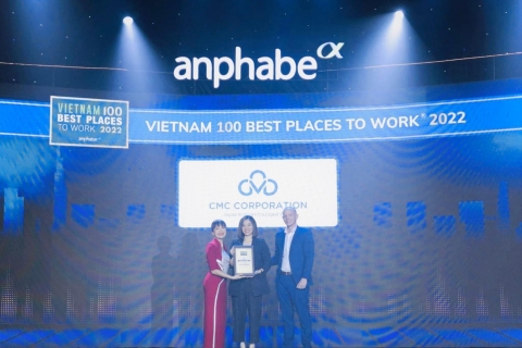 CMC được vinh danh Top 100 nơi làm việc tốt nhất Việt Nam 2022