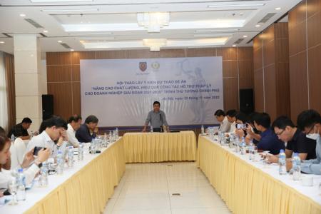 Hỗ trợ pháp lý doanh nghiệp cần tập trung vào doanh nghiệp nhỏ và vừa