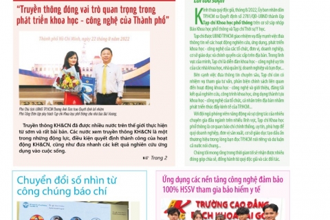 Tạp chí Khoa học Phổ thông tuyển dụng