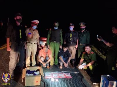 Liên tiếp bắt 03 vụ vận chuyển ma túy và pháo lậu trên tuyến Quốc lộ 9 ​