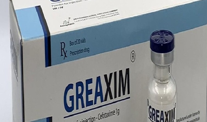 Sở Y tế Yên Bái thông báo thu hồi 2 lô thuốc bột pha tiêm Greaxim 2g, VD-33386- 19 và Greaxim, VD-18235-13