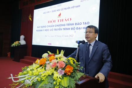 Xây dựng Chuẩn chương trình đào tạo ngành y học cổ truyền trình độ đại học