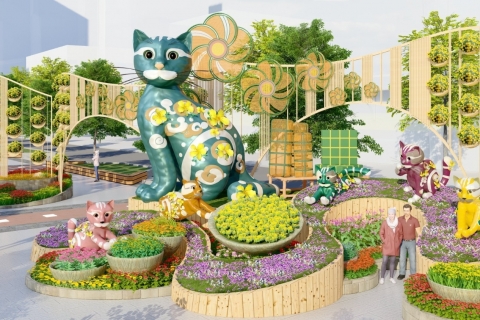 Tết Quý Mão 2023: Đường hoa Nguyễn Huệ ghi mốc 20 năm được thực hiện trong dịp Tết cổ truyền