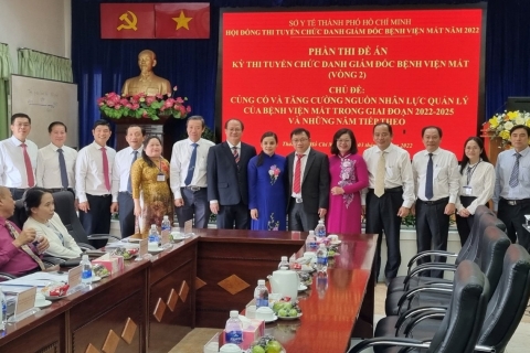 Tân Giám đốc Bệnh viện Mắt TP.HCM là BS Lê Anh Tuấn, Phó Giám đốc Bệnh viện Ung bướu TP.HCM?