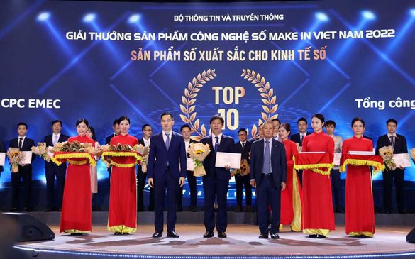 Hai sản phẩm của EVN nhận giải thưởng công nghệ số 'Make in Viet Nam'