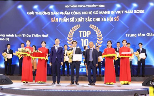 Nền tảng Hue-S đạt giải thưởng sản phẩm số xuất sắc cho xã hội số