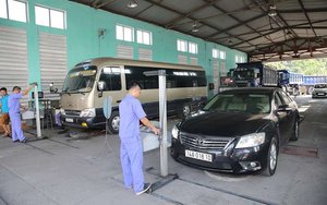 Đơn vị nào được chia sẻ cơ sở dữ liệu đăng kiểm phương tiện?