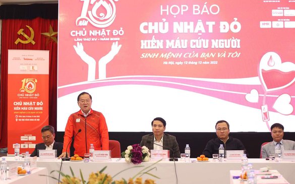 Khởi động chuỗi ngày hiến máu tình nguyện Chủ nhật Đỏ 2023