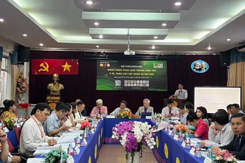 TP.HCM: Hội thảo khoa học “Hoàn thiện pháp luật trong lĩnh vực y tế, chăm sóc sức khỏe và sắc đẹp”