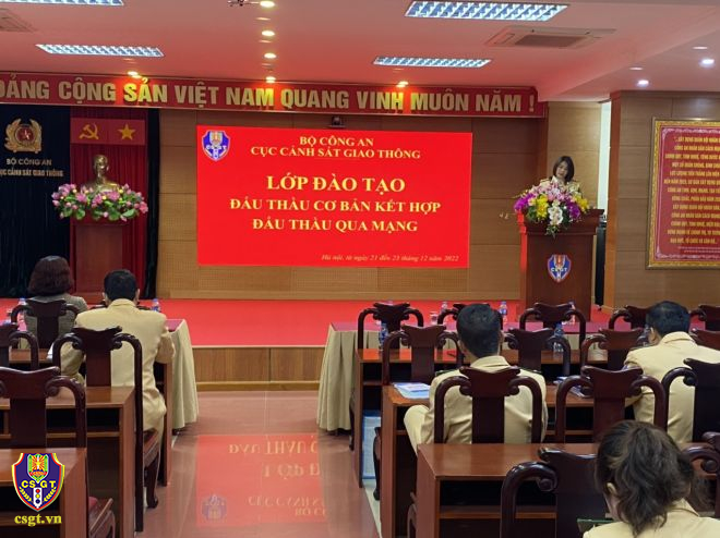 Cục CSGT tổ chức đào tạo nghiệp vụ đấu thầu