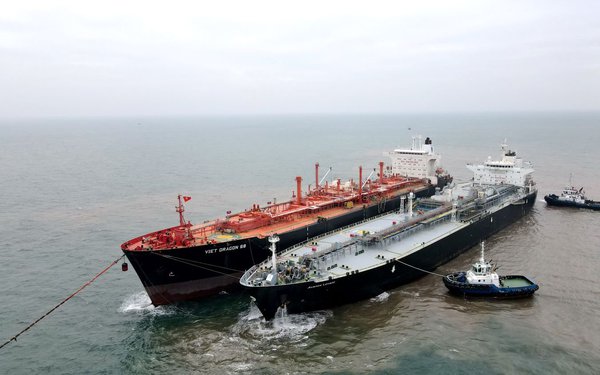 PV GAS Trading nhập chuyến hàng LPG lạnh đầu tiên năm 2023