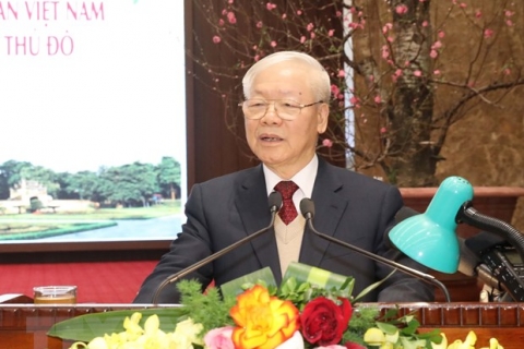 Tổng Bí thư Nguyễn Phú Trọng chúc mừng năm mới Quý Mão 2023