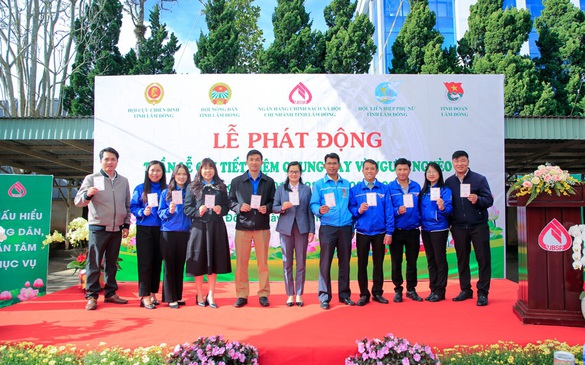 NHCSXH Lâm Đồng: Triển khai 'Ngày gửi tiền tiết kiệm vì người nghèo'
