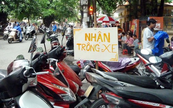 Hà Nội mở chiến dịch tổng kiểm tra điểm trông giữ xe