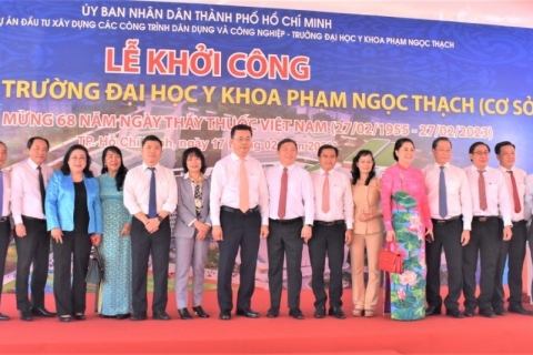 TP.HCM khởi công xây dựng Trường ĐH Y khoa Phạm Ngọc Thạch cơ sở 2