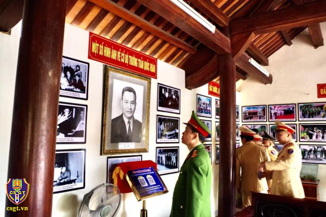 CSGT Công an huyện Tân Kỳ, Nghệ An tổ chức nhiều hoạt động về nguồn