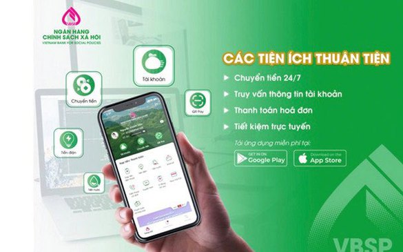 NHCSXH Phú Yên triển khai ứng dụng VBSP SmartBanking đến khách hàng