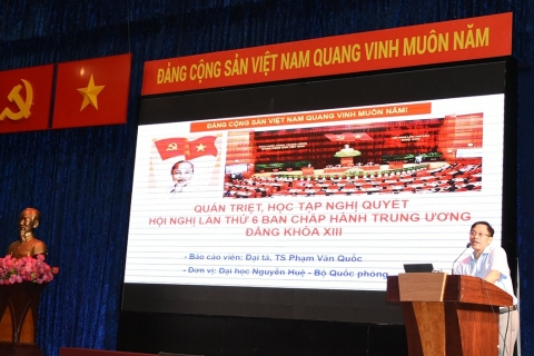 Khối Đại học, Cao đẳng TP.HCM: Tổ chức học tập, quán triệt và triển khai thực hiện Nghị quyết Trung ương 6 khóa XIII