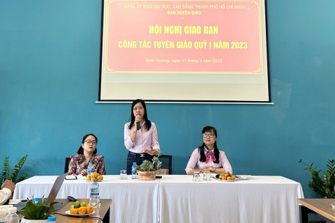 Đảng ủy khối ĐH, CĐ TP.HCM: Thực hiện thường xuyên công tác nắm bắt tình hình tư tưởng tại đơn vị