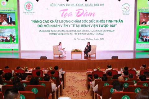 Bệnh viện 108 chăm sóc sức khỏe tinh thần cho nhân viên y tế