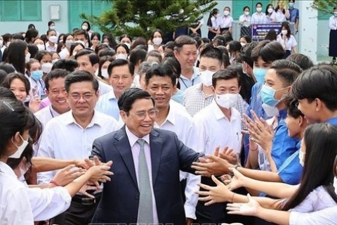 Thủ tướng với thanh niên năm 2023: 'Xây dựng nguồn nhân lực trẻ chất lượng cao đáp ứng kỷ nguyên 4.0'