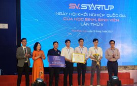 ĐH Nguyễn Tất Thành có 3 dự án khởi nghiệp của sinh viên đạt giải Nhì