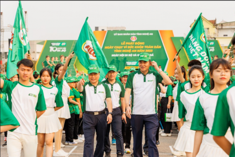 7.500 người tham gia Ngày hội đi bộ Nestlé MILO tại Nghệ An