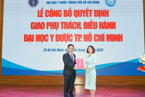 PGS.TS Ngô Quốc Đạt phụ trách, điều hành Đại học Y Dược TP.HCM